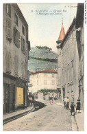 CAR-ADLP12-0738-69 - BEAUJEU - Grande Rue Et Montagn Du Chateau - Beaujeu