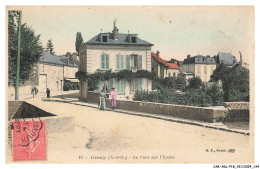 CAR-ADLP18-1163-91 - ORSAY - Le Pont Sur L'yvette - Vendu En Etat Décolé - Orsay
