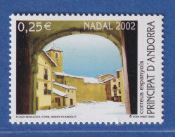 Andorra Span. 2002 Mi.-Nr. 295 Weihnachten, Placa Benlloch ** / MNH - Other & Unclassified