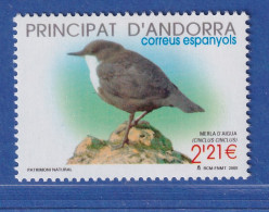 Andorra Span. 2005 Mi.-Nr. 327 Vögel, Wasseramsel ** / MNH - Other & Unclassified