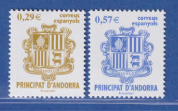Andorra Span. 2006 Mi.-Nr. 330-31 Freimarken: Landeswappen ** / MNH - Other & Unclassified