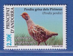 Andorra Span. 2006 Mi.-Nr. 334 Vögel, Rebhuhn ** / MNH - Other & Unclassified