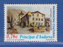 Andorra Span. 2007 Mi.-Nr. 344 Casa De La Vall, Von F. Galobardes ** / MNH - Other & Unclassified