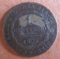 Sardaigne / Sardegna. 1 Centesimo 1826  . Carlo Felice - Piamonte-Sardaigne-Savoie Italiana