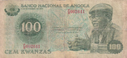 CRBX2506 BILLETE ANGOLA 100 KWANZAS USADO - Autres - Afrique