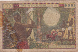 CRBX2502 BILLETE AFRICA ECUATORIAL 1000 FRANCOS MC - Autres - Afrique