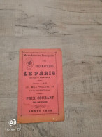 Manufacture De Pneumatique  LE PARIS 1898 - 1800 – 1899