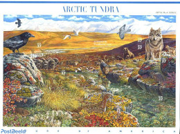 United States Of America 2003 Arctic Tundra 10v M/s, Mint NH, Nature - Animals (others & Mixed) - Bears - Birds - Deer.. - Nuevos