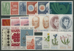 Norwegen 1973 Jahrgang Komplett (655/75) Postfrisch (SG16932) - Volledig Jaar