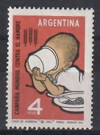 Argentina 1963 Mi 813 MNH  (ZS3 ARG813) - Contro La Fame