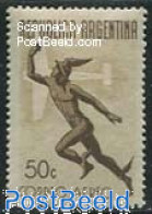 Argentina 1940 50c, Stamp Out Of Set, Unused (hinged), Religion - Transport - Greek & Roman Gods - Aircraft & Aviation - Unused Stamps