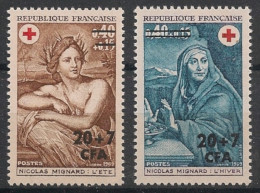 REUNION / CFA - 1969 - N°YT. 388 à 389 - Croix-Rouge - Neuf Luxe** / MNH - Nuevos