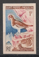 SPM - 1963 - N°YT. 365 - Lagopèdes 1f - Non Dentelé / Imperf. - Neuf Luxe ** / MNH - Seagulls