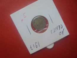 PAYS-BAS 10 Cents 1917 ARGENT (A.14) - 10 Cent