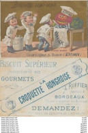 CHROMOS. Biscuit La CROQUETTE HONGROISE. A.RUFFIER (Bordeaux) Usine à Vapeur Du Bouscat...S3695 - Sonstige & Ohne Zuordnung