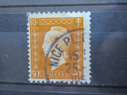 TIMBRE FRANCE N° 683 - OBLITERATION NICE - 1944-45 Marianne De Dulac