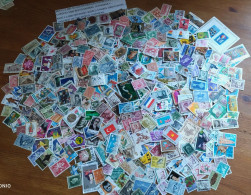 MIX11-2000 SELLOS MUNDIALES DIFERENTES 1000 EUROPA+1000 RESTO MUNDO, ULTRAMAR.+-  MIX10-2,000 DIFFERENT WORLD STAMPS 10 - Vrac (min 1000 Timbres)