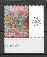 SLOVAQUIE - SLOVAKIA - 2023 - CROIX DE MALTE - ORDER OF MALTA - EMISSION COMMUNE - JOINT ISSUE - - Ongebruikt