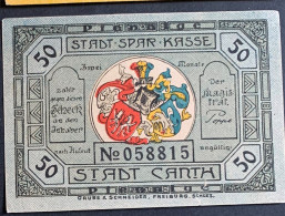 Germany Notgeld Canth 50 Pfennig - [11] Local Banknote Issues