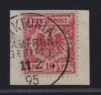 KAMERUN VORLÄUFER V47 C Briefstück, VIKTORIA RARITÄT Fotoattest, Steuer 4000,- € - Camerún