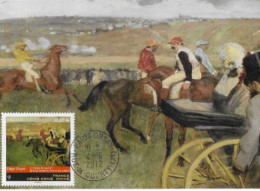 Carte Maximum - Edgar Degas - Le Champ De Courses - Frace Hong-Kong Chine - 2010-2019