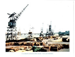 33 - PAP58545PAP - BORDEAUX - En 1954 - Vue Du Port - Débouché Commercial Du Bassin Aquitain - Très Bon état - GIRONDE - Other & Unclassified