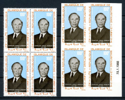 Mauretanien 4er Bl. 333 A + B Postfrisch Adenauer #JS518 - Mauritania (1960-...)