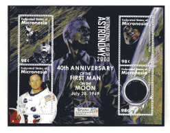Mikronesien KB 1965-1968 Postfrisch Raumfahrt #IX581 - Micronesia