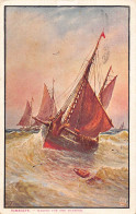 A771 England 1906 Ramsgate Making For The Harbour Art Sailing Ships Postcard - Ramsgate