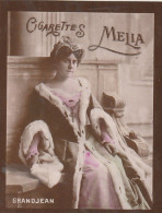 271 - CHROMO CIGARETTES MELIA . GRANDJEAN  . SCAN RECTO VERSO - Melia