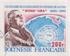 Polynésie Française 1990 -  YT 364 (o) Sur Fragment - Usados