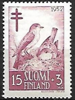 Finland - MNH ** 1952 :    Spotted Flycatcher  -  Muscicapa Striata - Songbirds & Tree Dwellers