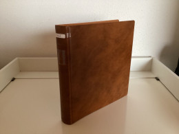 Lindner Ringbinder (18 Ringe) 1 Mal Gebraucht Leer Braun - Alben Leer