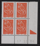 Marianne De Lamouche - Coin Date - N°3739 - 1.00€ - 17-11-04 - ** Neuf Sans Charniere - 2000-2009