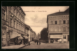 AK Demmin I. Pom., Blick In Die Luisen-Strasse - Demmin