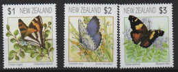 Nouvelle-Zélande 1991 Animaux , Animals : Papillons , Butterflies XXX - Blokken & Velletjes