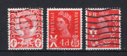 GROOT BRITTANIE Yt. 527/529° Gestempeld 1968-1971 - Usati