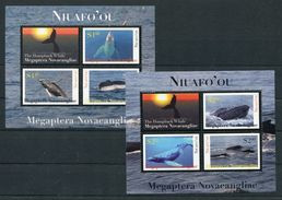Tonga-Niuafo`ou - Block Nr. 41 Und 42 - "Buckelwal" ** / MNH (aus Dem Jahr 2012) - Tonga (1970-...)