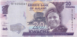 MALAWI 20 Kwacha 2019 UNC, P-63e - Malawi