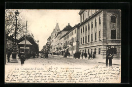 AK La Chaux-de-Fonds, Rue Léopold Robert - La Chaux-de-Fonds
