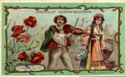 CHROMO CHOCOLAT GUERIN BOUTRON ROUMANIE COQUELICOT - Guérin-Boutron