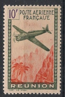 REUNION - 1942 - Poste Aérienne PA N°YT. 15 - Avion 10f - Neuf Luxe** / MNH - Aéreo