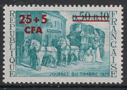 REUNION / CFA - 1973 - N°YT. 414 - Journée Du Timbre - Neuf Luxe** / MNH - Nuevos