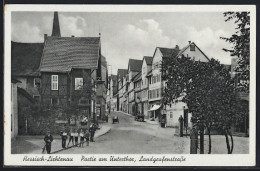 AK Hessisch-Lichtenau, Landgrafenstrasse Am Unterthor - Lich