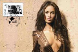 Spain 2013 - The World Of Cinema -  Megan Fox Maxicard - Cartes Maximum