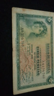 İSPANYA--1931-36      5    PESATA         -VF- - 5 Pesetas