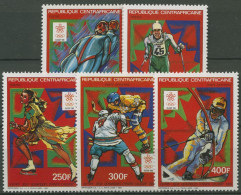 Zentralafrikanische Republik 1987 Olympische Spiele Calgary 1287/91 A Postfrisch - República Centroafricana