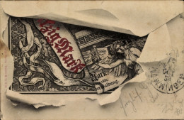 Passepartout CPA Geldscheine, Reichsbanknote - Münzen (Abb.)