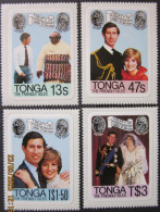 TONGA ~ S.G. 785 - 788 ~ 1981 ROYAL WEDDING STAMPS OMNIBUS ~ MNH #05137 - Tonga (1970-...)