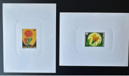 Benin 1986 Mi. 444 - 445 Epreuve De Luxe Proof Fleurs Flower Blumen Flore Flora Hemerocalle Haemanthus - Benin - Dahomey (1960-...)